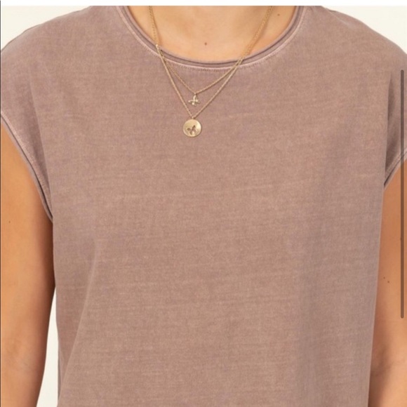 MOCHA T-SHIRT MINI SUMMER DRESS - Picture 3 of 3